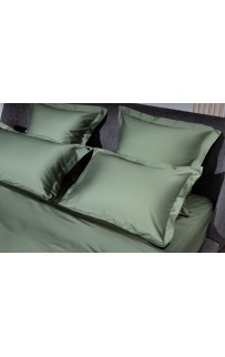 Простыня хлопок "АЛЛЮР" хвойный зеленый 180x240