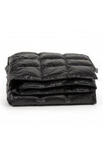 Дорожный плед-подушка пуховый черный 140x200, GERMAN GRASS