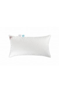 Подушка пуховая "ПРИССЕЛЬ" в жаккардовом хлопковом сатине, средняя 50x90, GERMAN GRASS