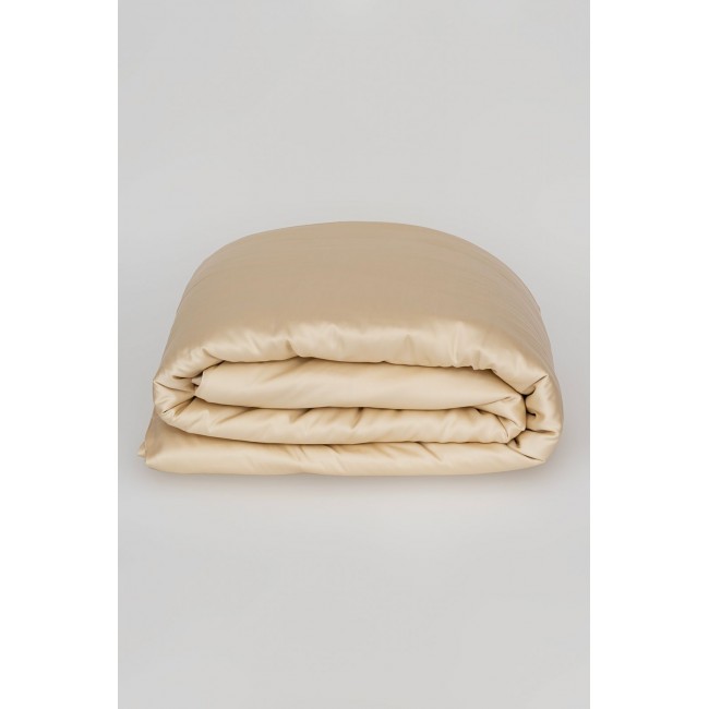 Пододеяльник тенсель "БРИЛЛИАНТ" бежевый 140x205, GERMAN GRASS