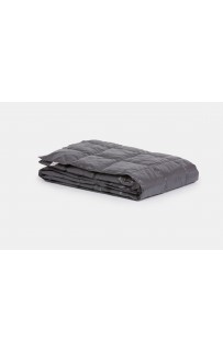 Дорожный плед - одеяло пуховый Travel Plaid Grass Graphite 140х200