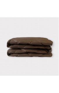 Дорожный плед-пончо пуховый Travel Cape Plaid Grass BEIGE 130х170