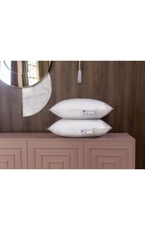 Подушка пуховая "СИЛЬВЕЙН" в хлопковом мако-сатине средняя 33х45, GERMAN GRASS