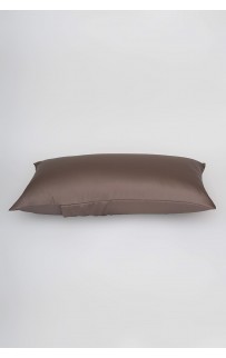 Наволочки тенсель "БРИЛЛИАНТ" коричневый 50x70 (2шт), GERMAN GRASS