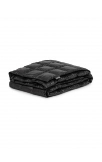 Дорожный плед-пончо пуховый Travel Cape Plaid Grass  Black 130х170