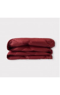Дорожный плед-пончо пуховый Travel Cape Plaid Grass MARSALA 130х170