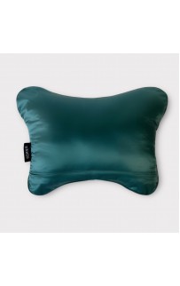 Дорожный плед-пончо пуховый Travel Cape Plaid Grass Aqua 130х170