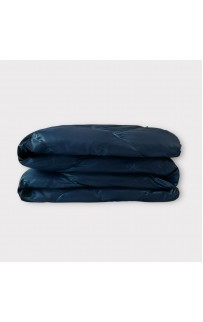 Дорожный плед-пончо пуховый Travel Cape Plaid Grass  INDIGO 130х170