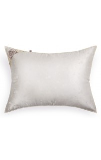 Подушка "ЭЙДАР" с пухом арктической гаги в шелковом жаккарде, средняя 50x70, GERMAN GRASS