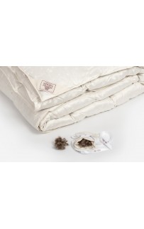 Одеяло "ЭЙДАР" с пухом арктичекой гаги в шелковом жаккарде, легкое 200x220, GERMAN GRASS