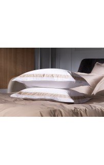 Наволочки с широкой отделкой "АЛЛЮР" альпийский розовый нюд 50x70 (2шт), GERMAN GRASS