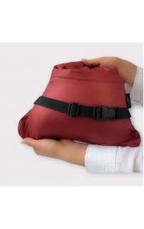 Дорожный плед-пончо пуховый марсала 130x170, GERMAN GRASS