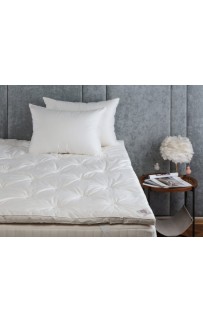 Наматрасник - топпер с шелком "ЛЮКСЕР" всесезонный 160x200, GERMAN GRASS