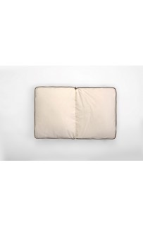 Дорожная подушка-трансформер с пуховым наполнителем молочный шоколад 33x45, GERMAN GRASS