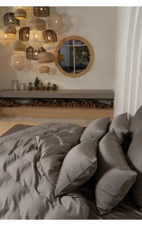 Простыня на резинке Havana Brown Brilliant Grass 160х200х40