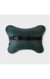 Дорожный плед-пончо пуховый Travel Cape Plaid Grass DARK GREEN 130х170