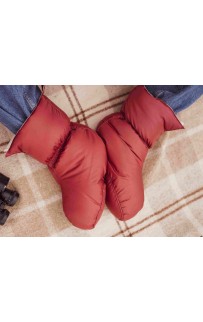 Сапожки-носочки пуховые Comfort Socks Travel Grass MARSALA 36-39 р.