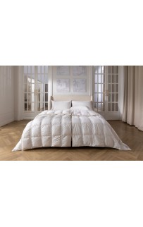 Одеяло пуховое "РОЯЛ БАЛАНС" кассетное с дышащими вставками, легкое 260x240, GERMAN GRASS