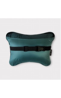 Дорожный плед-пончо пуховый Travel Cape Plaid Grass Aqua 130х170