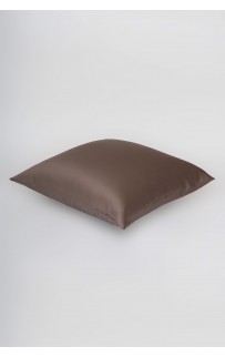 Наволочки тенсель "БРИЛЛИАНТ" коричневый 70x70 (2шт), GERMAN GRASS