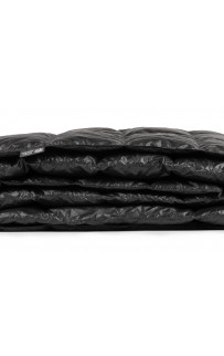 Дорожный плед-пончо пуховый Travel Cape Plaid Grass  Black 130х170