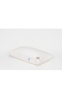 Подушка пуховая "КИНРОС" трехкамерная в тонком хлопковом сатине, средняя 50x90, GERMAN GRASS