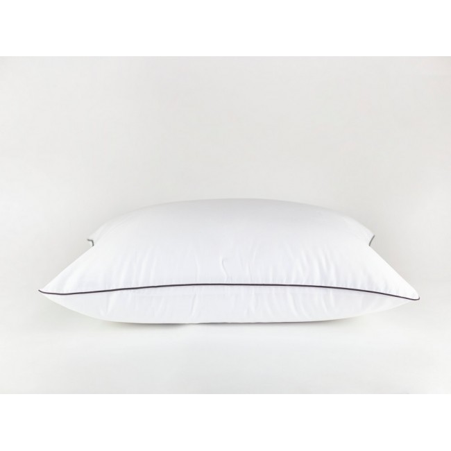 Наволочки "НОБИЛИС" белый с серым кантом 50x70 (2шт), GERMAN GRASS