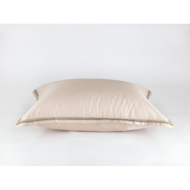 Наволочки "НОБИЛИС" бежевый тонкое кружево 70x70 (2шт), GERMAN GRASS