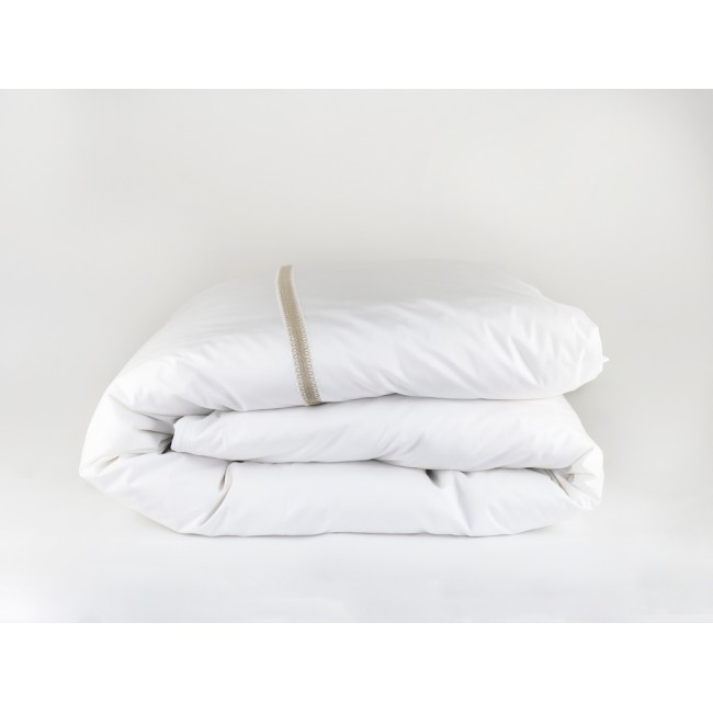 Пододеяльник "НОБИЛИС" белый с кружевом 150x200, GERMAN GRASS