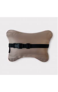 Дорожный плед-пончо пуховый Travel Cape Plaid Grass LATTE 130х170