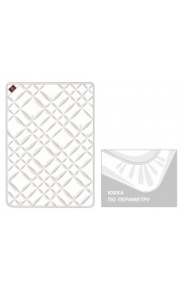 Наматрасник MATTRESS COTTONWASH GRASS легкий с юбкой 160х200х40