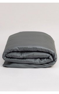 Пододеяльник тенсель "БРИЛЛИАНТ" серый 140x205, GERMAN GRASS