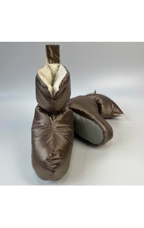 Сапожки-носочки пуховые Comfort Socks Travel Grass Milk Chocolate 36-39 р.