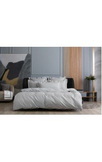 Простыня на резинке Ash grey Allure Grass 200х200х40