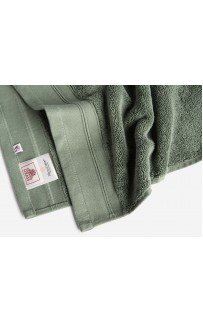 Полотенце махровое натуральный хлопок "БАЛАНС" цвет оливковый зеленый 40x70, GERMAN GRASS Полотенце махровое натуральный хлопок "БАЛАНС" цвет оливковый зеленый 40x70, GERMAN GRASS