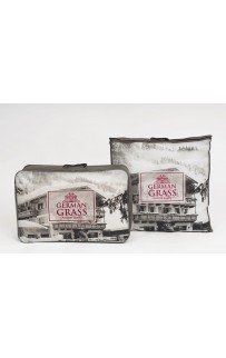 Наматрасник хлопковый "КОТТОНИ" с сетчатой юбкой 160x200x40, GERMAN GRASS