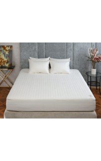 Наматрасник хлопковый "КОТТОНИ" с сетчатой юбкой 160x200x40, GERMAN GRASS