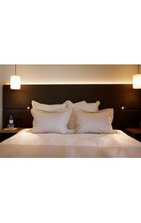 -015 Постельное белье Twist white and beige Семейный