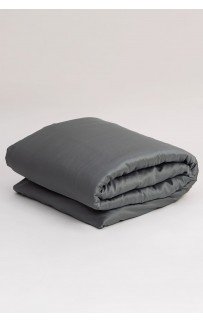 Пододеяльник тенсель "БРИЛЛИАНТ" серый 140x205, GERMAN GRASS