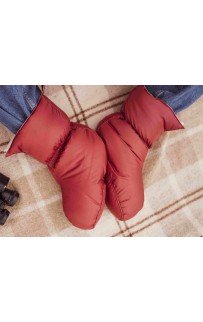 Сапожки-носочки пуховые Comfort Socks Travel Grass MARSALA 40-45 р.