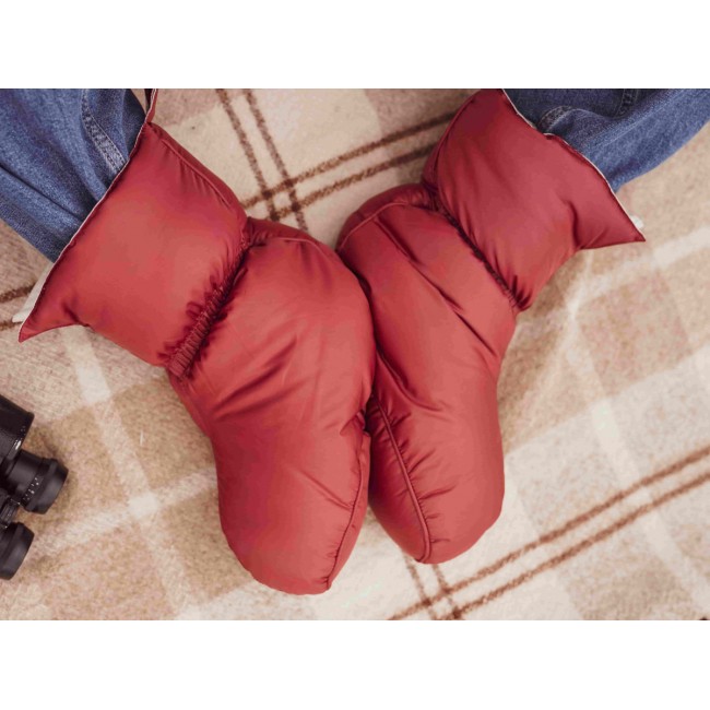 Сапожки-носочки пуховые Comfort Socks Travel Grass MARSALA 40-45 р.