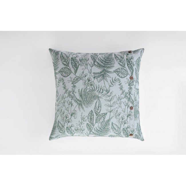 Наволочки декоративные "ПАЛЛАДА" натуральный зелёный 50x50 (2шт), GERMAN GRASS Наволочки декоративные "ПАЛЛАДА" натуральный зелёный 50x50 (2шт), GERMAN GRASS