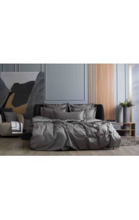 Наволочки хлопок "АЛЛЮР" графит классика 50x70 (2шт), GERMAN GRASS