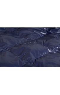 Дорожный плед-одеяло пуховый глубокий синий 140x200, GERMAN GRASS