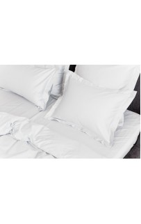 Простыня на резинке хлопок "АЛЛЮР" альпийский белый 160x200x40, GERMAN GRASS