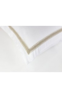 Наволочки "НОБИЛИС" белый с кружевом 50x70 (2шт), GERMAN GRASS