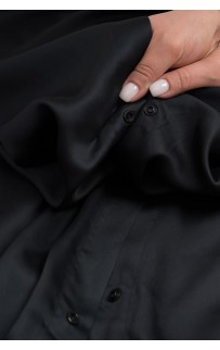 Пододеяльник тенсель "БРИЛЛИАНТ" черный 200x200, GERMAN GRASS