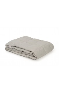 Дорожный плед-одеяло пуховый серый 140x200, GERMAN GRASS