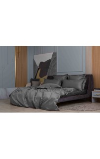 Наволочки хлопок "АЛЛЮР" графит классика 50x70 (2шт), GERMAN GRASS