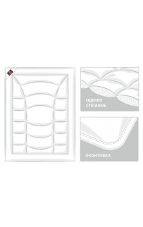 Простыня на резинке тенсель "БРИЛЛИАНТ" лиловый 180x200x40, GERMAN GRASS